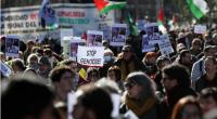 Two Protests in Scotland and Spain Reject Israeli Enemy Threats Against Gaza