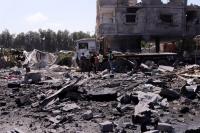Israeli airstrikes kill 3 in West Bank, 3 in Gaza