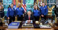 President Trump in Houston to award Artemis II crew Congressional Space Medal of Honor