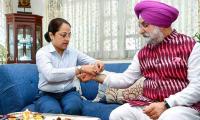 Delhi Lieutenant Governor TS Sandhu, CM Rekha Gupta celebrate Raksha Bandhan