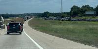 Highway 6 lane closure in Navasota causes backups