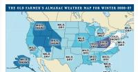 Old Farmer’s Almanac 2026 forecasts ‘mostly mild’ winter
