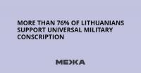 More Than 76% of Lithuanians Support Universal Military Conscription