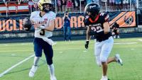 Lancaster football falls to Delaware Hayes on the road