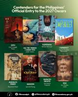 Eight Philippine films compete for country’s 2027 Oscar submission