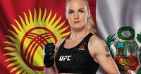 WNG Ambassador Valentina Shevchenko arrives in Bishkek