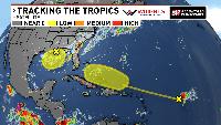 Tracking the Tropics: National Hurricane Center monitoring two new areas
