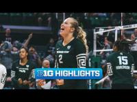 Miami (Fl) at Michigan State | Highlights | Big Ten Volleyball | 08/28/2026