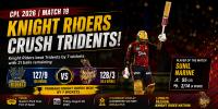 CPL 2026: Trinbago Knight Riders Crush Barbados Tridents by Seven Wickets