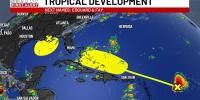 National Hurricane Center is monitoring two areas of interest