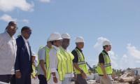 PM Tours Hybrid Solar and LNG Power Plant in Abaco
