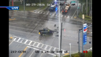 1 dead after collision between pickup truck and semi-truck on US 1 in SW Miami-Dade