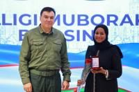 Government of Uzbekistan Awards Dr. Tarifa Alzaabi 35th Independence Anniversary Badge of Honour