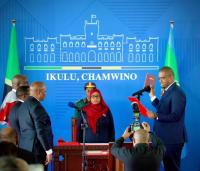 Dr Samia graces the swearing in ceremony of the Tanzania’s new Vice President