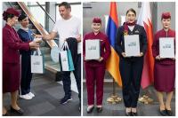 Qatar welcomes 1st leisure charter flight from Armenia
