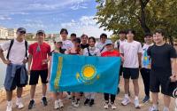 Kazakhstani diplomats and students hold anti-nuclear test run in Budapest