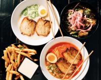 Sushi stall NoriFish and ramen stall Okiboru open at Ponce City Market