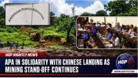 APA In Solidarity With Chinese Landing As Mining Standoff Continues