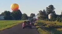 Hot air balloon giving tours hits and damages power lines in northern Maine