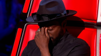 The Voice UK star breaks down in tears as he pays tribute to 'gift' Sir Tom Jones