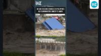 On Cam: Building Collapses In Philippines As Powerful Floodwaters Sweep Structure Away