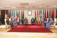 President Mahama in Luanda for 21st AU extraordinary session on conflict resolution.