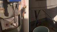 Florida homeowner finds slow drip from water heater base, learns 10-year-old tank is likely done