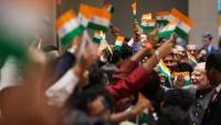 PM Modi gets thunderous welcome from Indian diaspora in Tashkent