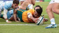 Wallabies hang tough, hold off Argentina for fourth straight win