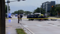 1 dead after collision between pickup and flatbed trucks on U.S. 1 in SW Miami-Dade