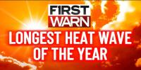 NEW: First Warns issued as we enter the longest heat wave of 2026