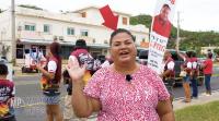 GOP community waving on Saipan