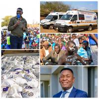 Chisale donates two ambulances and two trucks to boost healthcare and development in Ntcheu