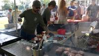 Check out all of the delicious food at the Delaware Burger Battle