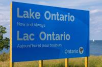 Ontario unveils new Lake Ontario sign after Trump's 'Lake America' push