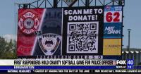 Local first responders compete in charity softball game to support fellow officer