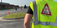 Garbage truck rodeo: Waste disposal experts show off skills in obstacle course