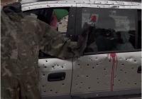 Bullet-riddled car on display in Berlin to remember Hind Rajab