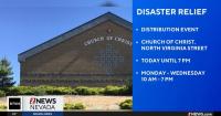 Church of Christ on N. Virginia distributing supplies for victims of recent fires