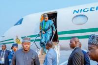 Shettima arrives Luanda for AU extraordinary summit
