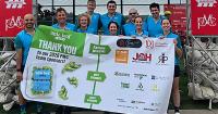 Man rides bike 85 miles with corporate team to support cancer research