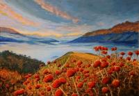 Art society member Walters works with pen, watercolour, mixed media and oil