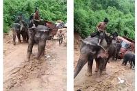 Road sections linking Kachin State and Mandalay damaged and difficult to travel due to detours