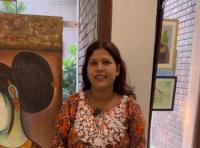 Art without limits: Uttarakhand artist Bharati Saini turns elbow stumps into tools for painting