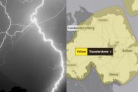 Met office issues 10-hour thunderstorm weather warning for Northern Ireland - when warning is in force until