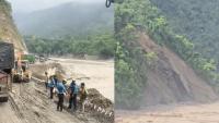 Nepal flood crisis: Prithvi Highway collapses as Trishuli River erosion triggers landslide