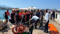 At least six people died after a ferry carrying more than 260 people capsized off northern Cyprus, Turkish media reported