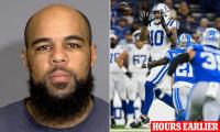 Indianapolis Colts star seen in glassy-eyed mugshot after late-night drunk driving arrest... throwing his NFL career into doubt
