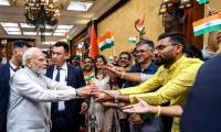 PM Modi receives warm welcome from Indian community in Kyrgyzstan