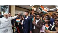PM Modi arrives in Bishkek for SCO Summit, greeted by Indian diaspora